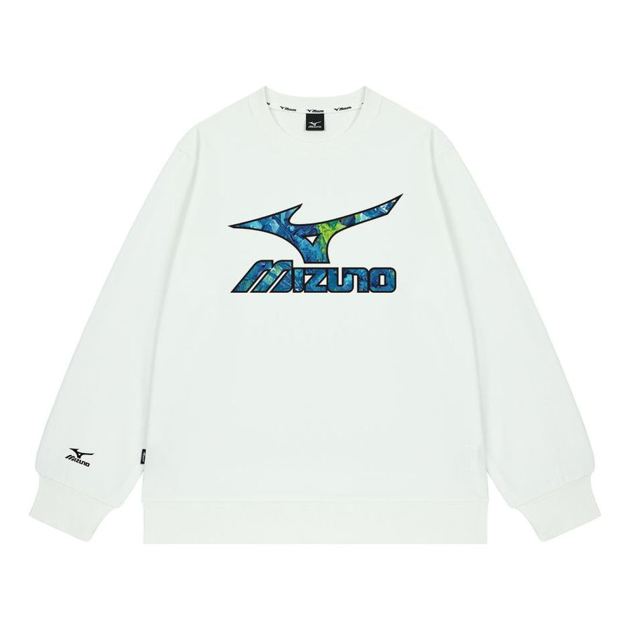 

Свитер Mizuno Logo Casual Sweater 'White', белый