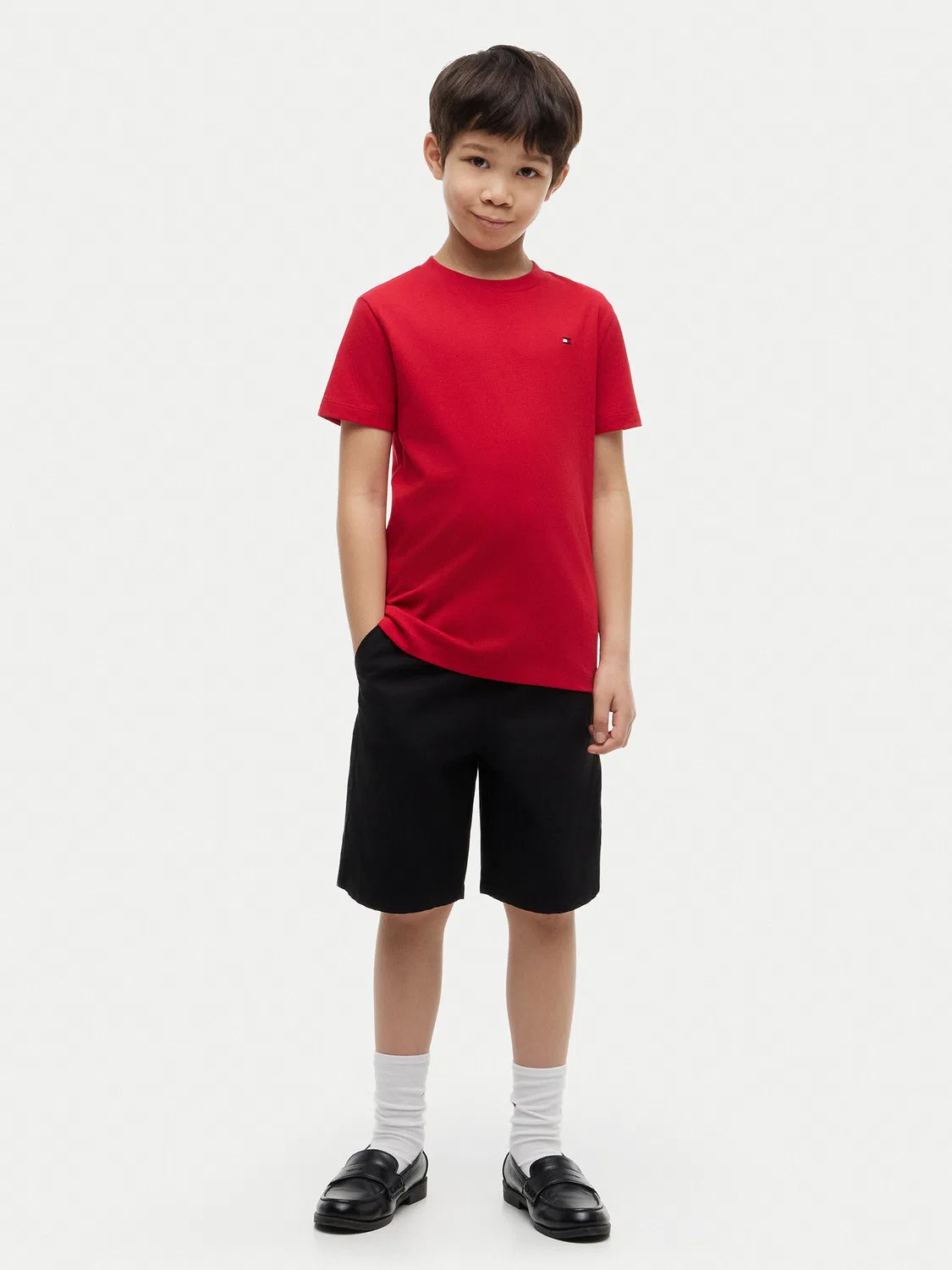 Футболка стандартного кроя для мальчика Team Graphic Tommy Hilfiger, красный — фото 2