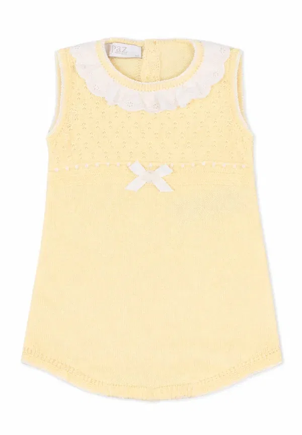 Платье-джемпер хлопковое Vestito Paz Rodriguez, yellow, желтый