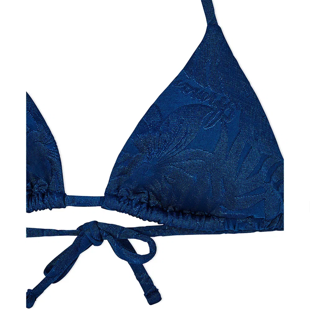 Женский бикини-комплект с жаккардовым принтом Emporio armani, Blue — фото 4