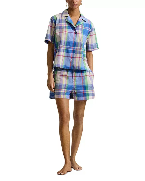 Женская пижама с принтом Polo Ralph Lauren, Madras Plaid