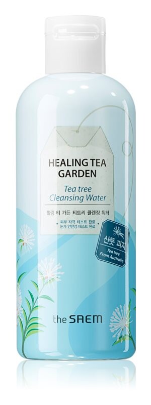 

Нежная очищающая вода для жирной кожи The Saem Healing Tea Garden Tea Tree