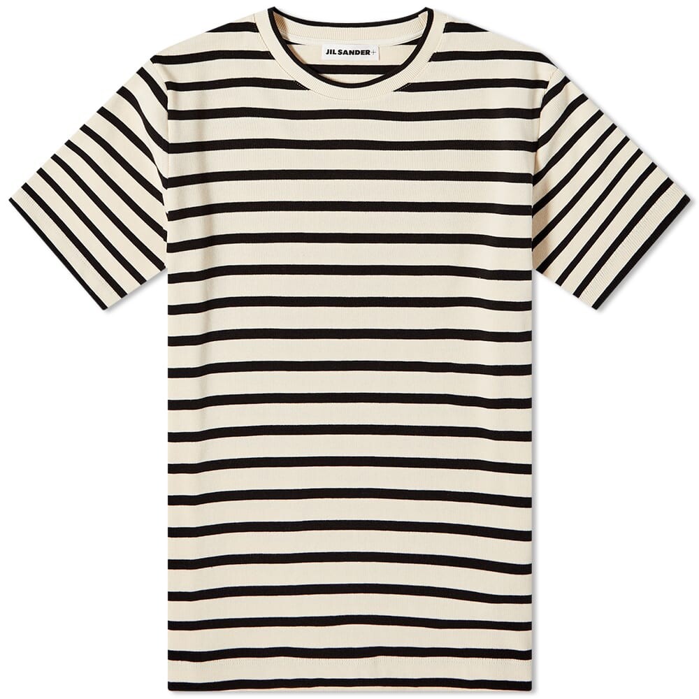 

Футболка Jil Sander Stripe Logo Tee, Белый, Футболка Jil Sander Stripe Logo Tee