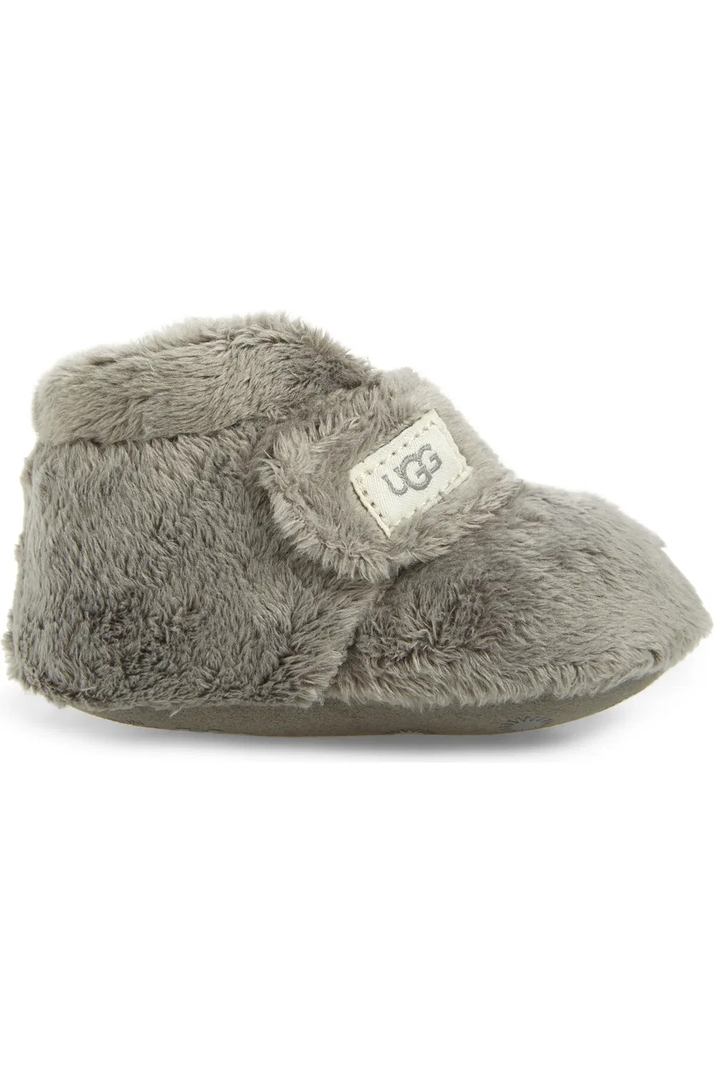 Детские пинетки на липучке Bixbee UGG, Charcoal — фото 3
