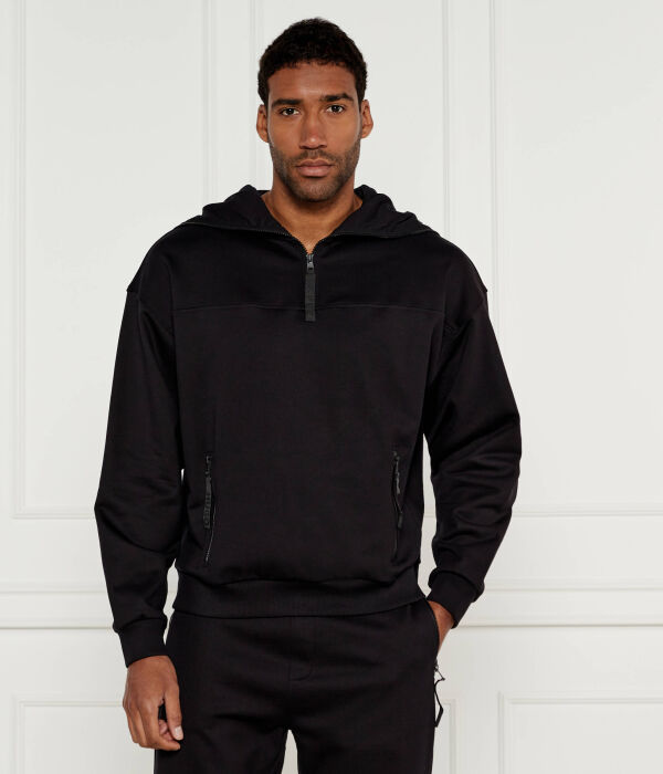 

Свитер дилактек Regular fit Hugo, черный