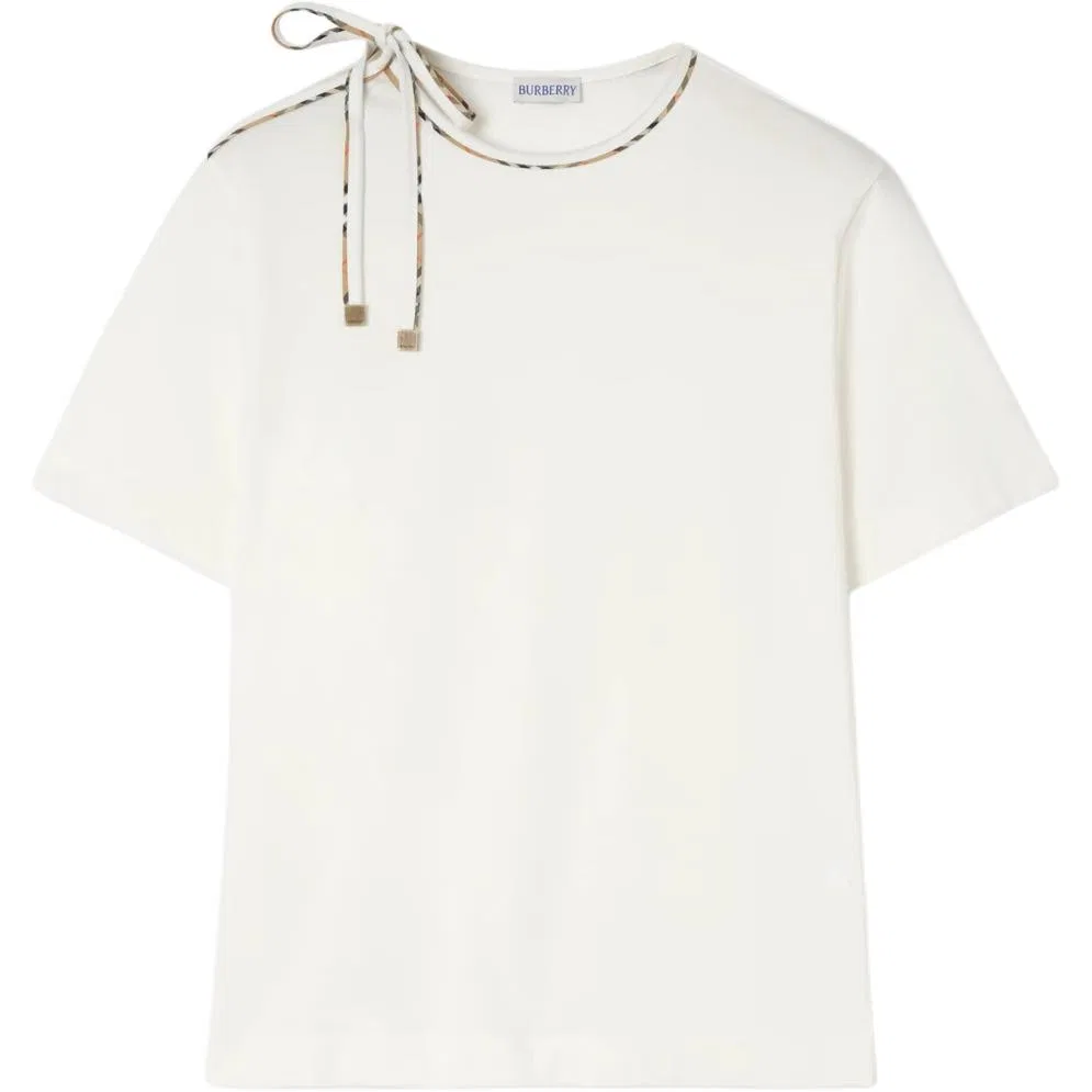 Женская футболка с коротким рукавом Burberry, Chalk White