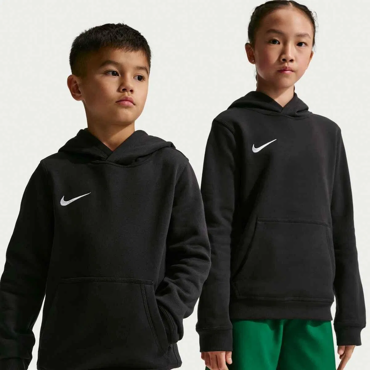 Детское флисовое худи с капюшоном Park 26 Nike, Schwarz — фото 3