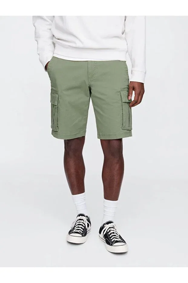 Мужские шорты карго с принтом Essential Cargo Shorts Gap, Green