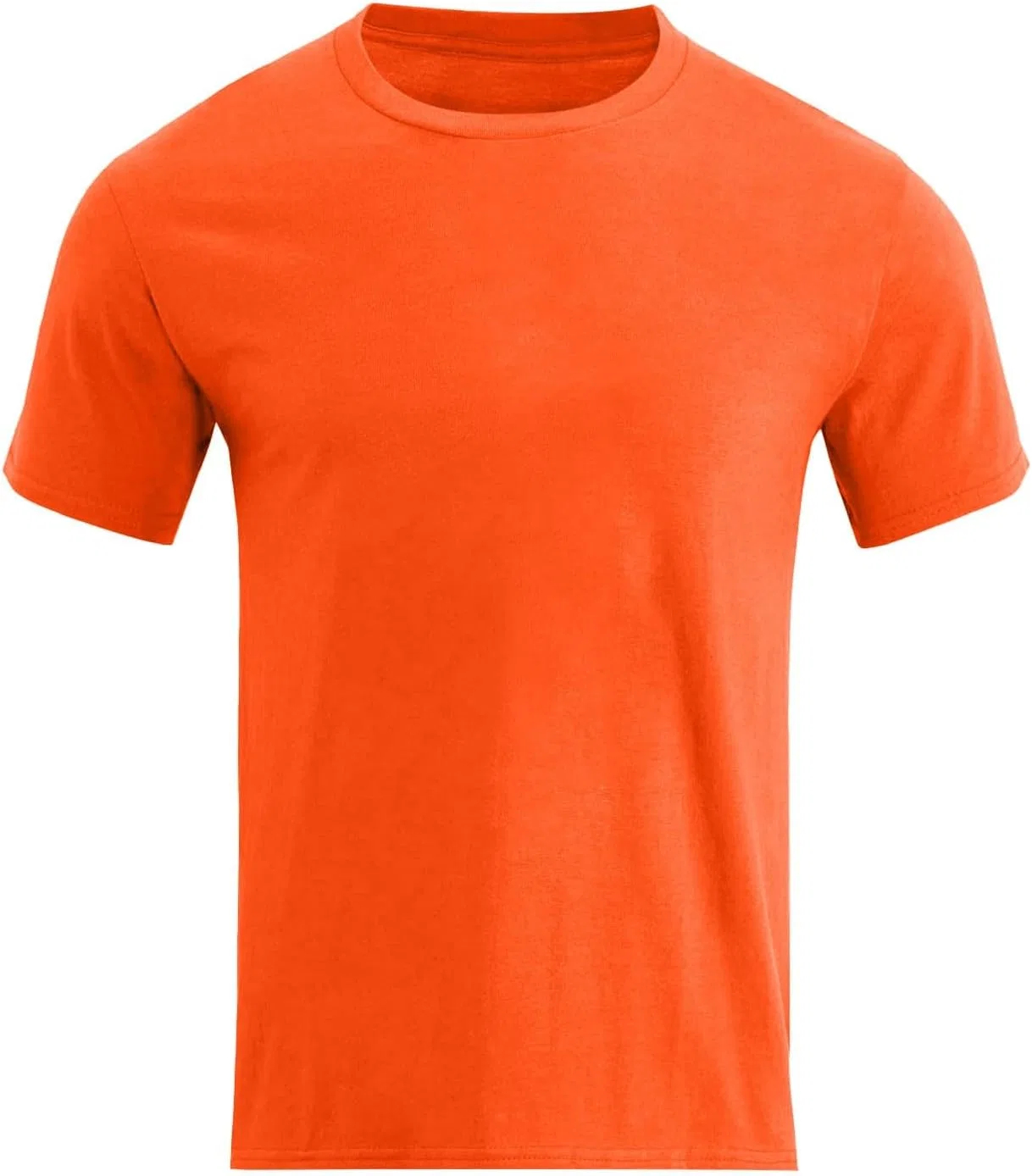 Мужская футболка с пальмами Crew Neck Cotton, Orange — фото 4