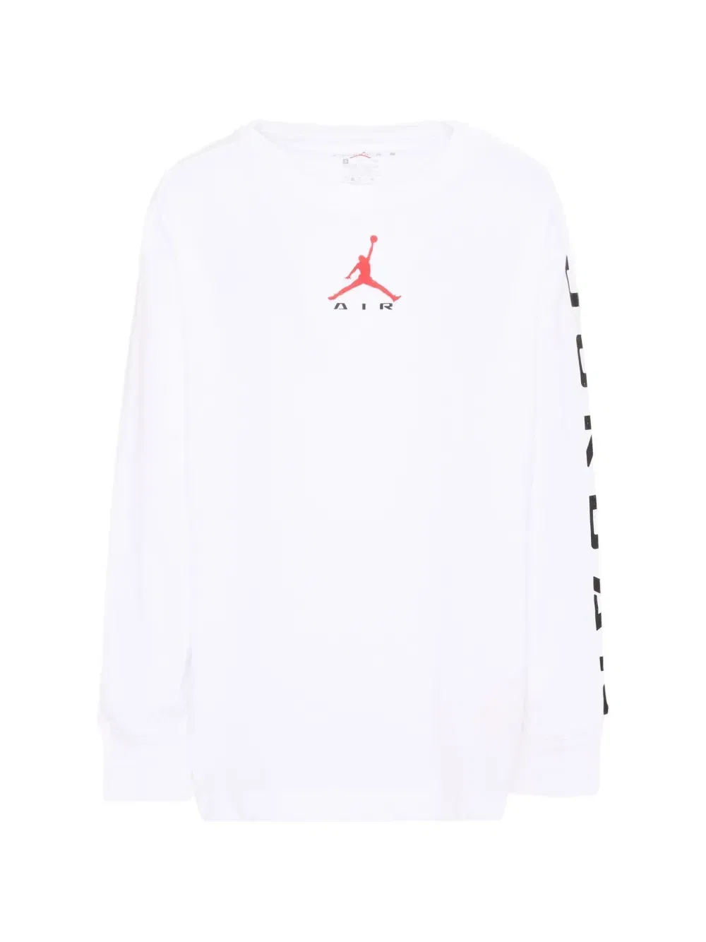 Футболка с длинными рукавами и логотипом Jordan Kids, белый