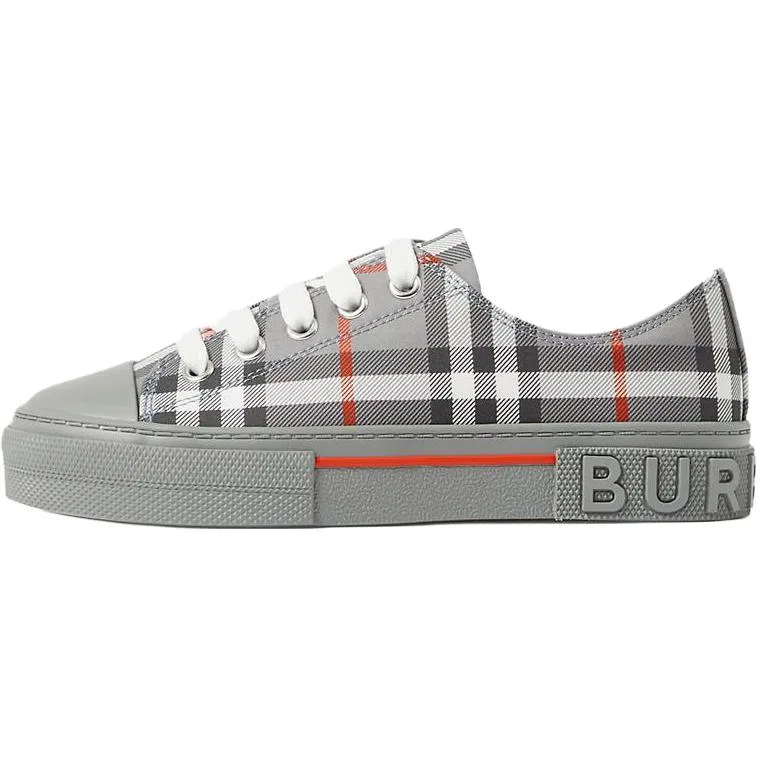 Детские кеды из хлопка Burberry, Cool Charcoal Gray