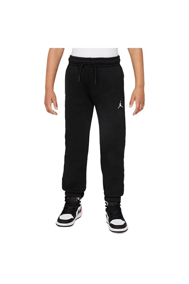 Детские спортивные штаны для мальчиков с утяжками Jordan Essentials черные, Nike, Color Black