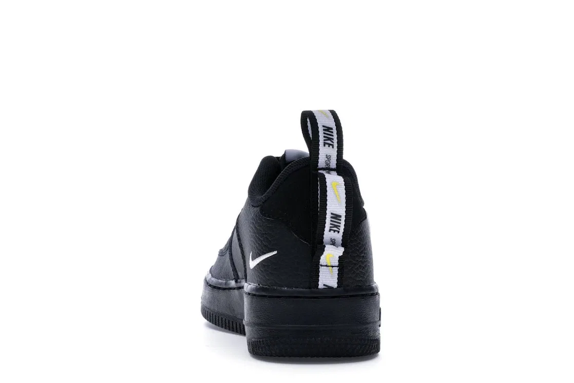 Детские кроссовки Lifestyle Nike Air Force 1 Utility, Black/White-Tour Yellow — фото 4
