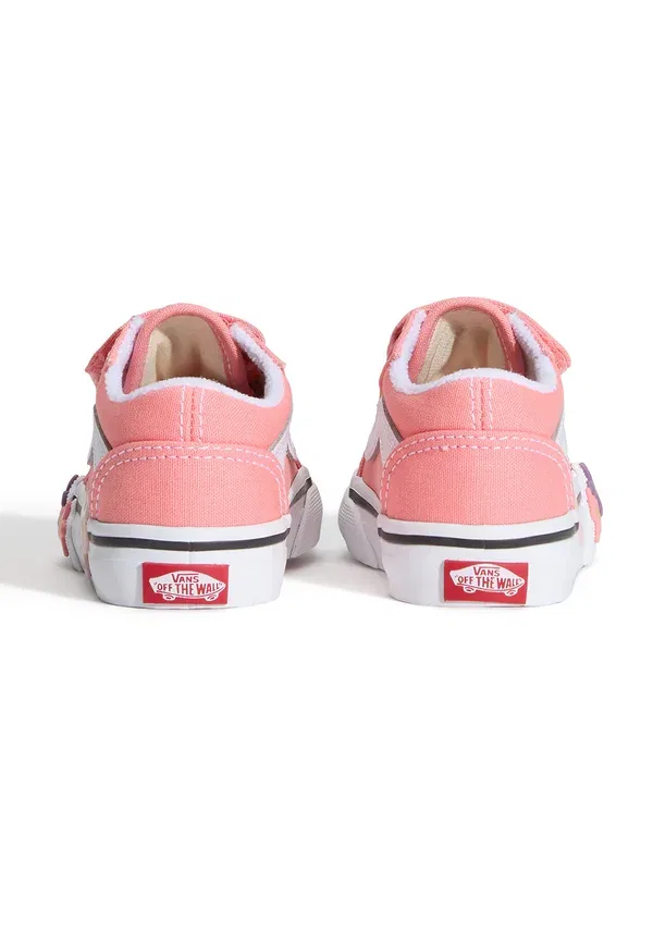 Кроссовки с цветочным принтом Old skool v flower unisex, Vans, Medium Pink, розовый — фото 4