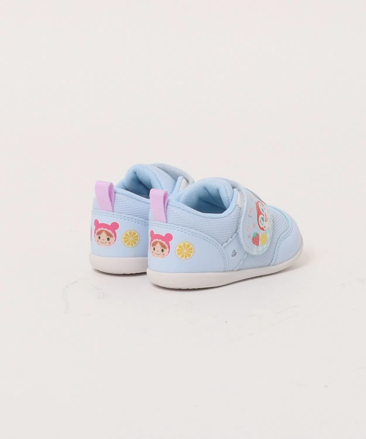 Детские кроссовки с липучкой Anpanman MoonStar, Sax Blue — фото 2