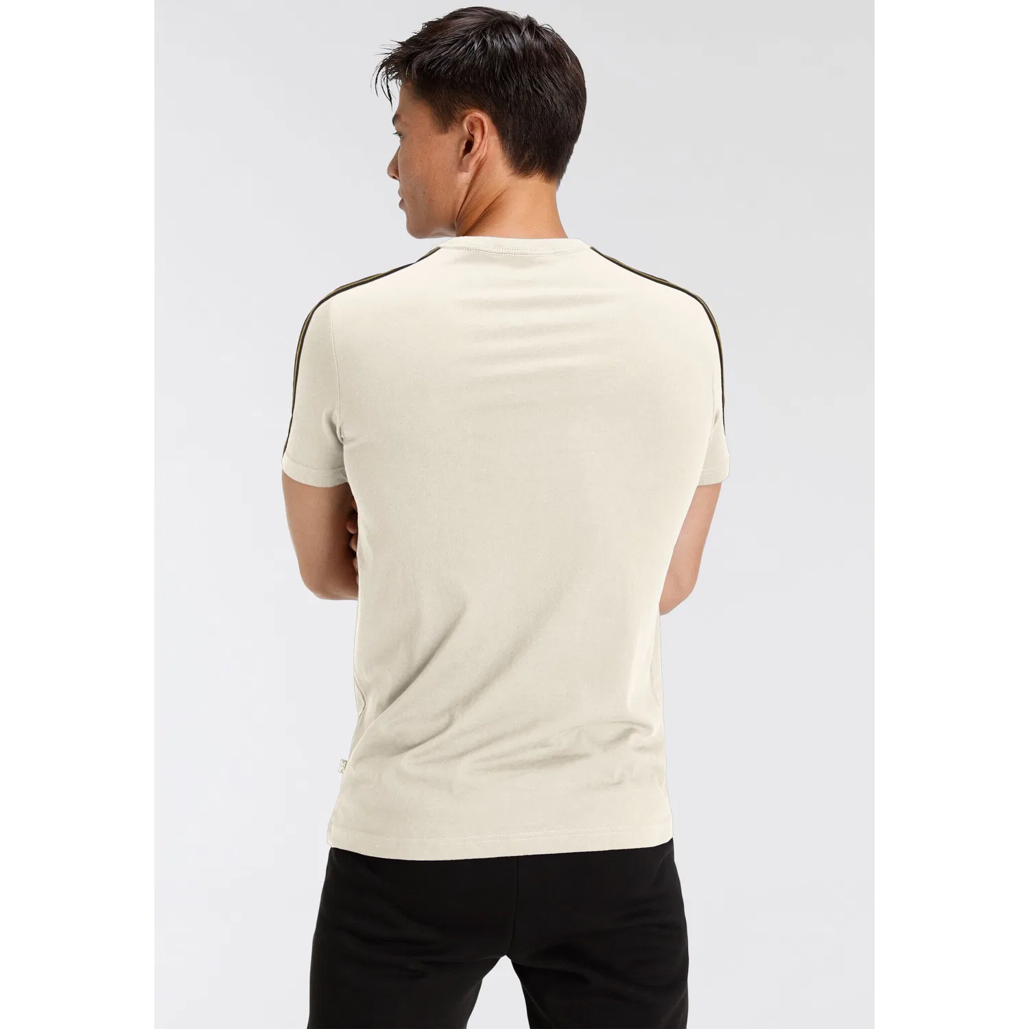 Детская хлопковая футболка regular fit PUMA, Alpine Snow — фото 2