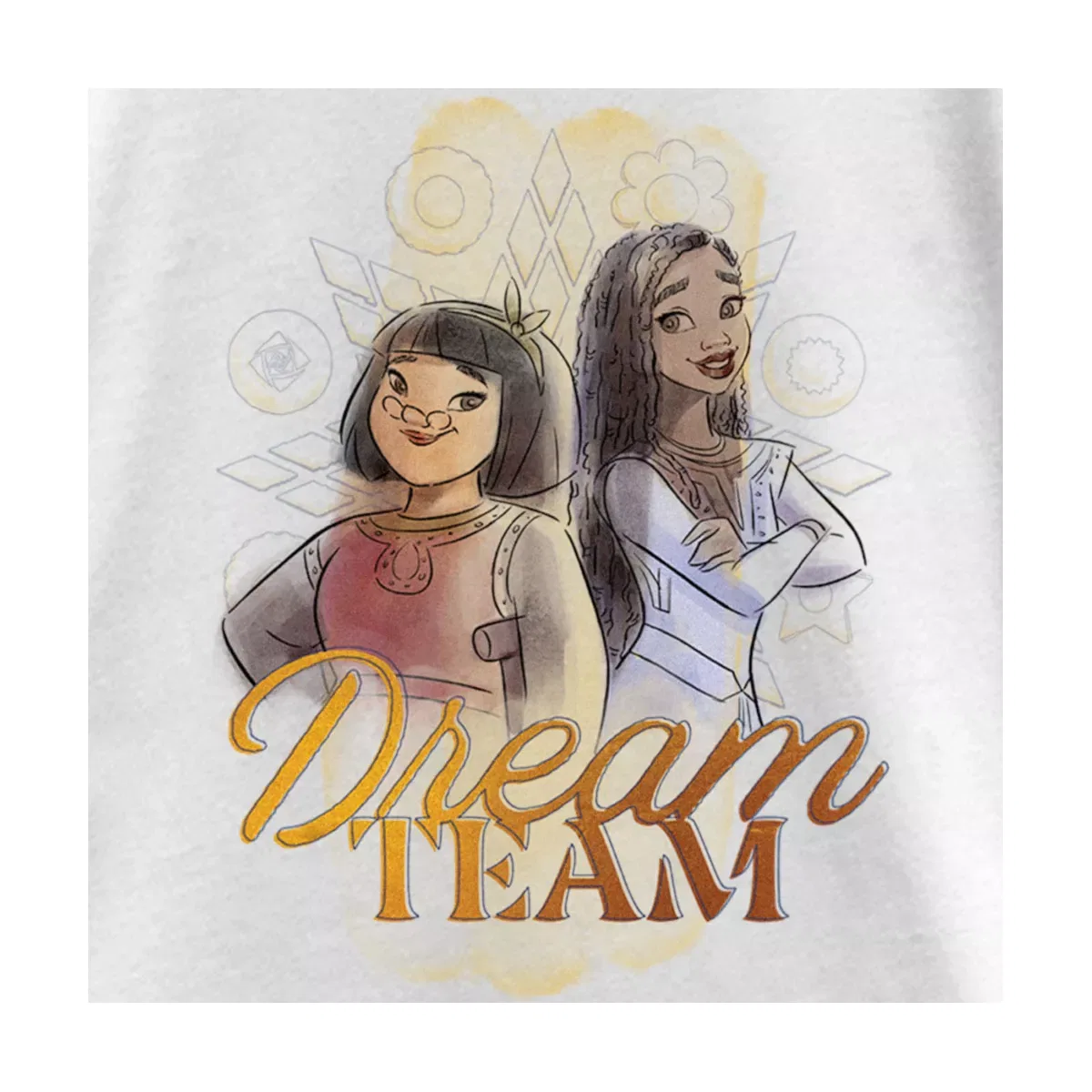 Детская футболка с принтом Dream Team Disney White — фото 2