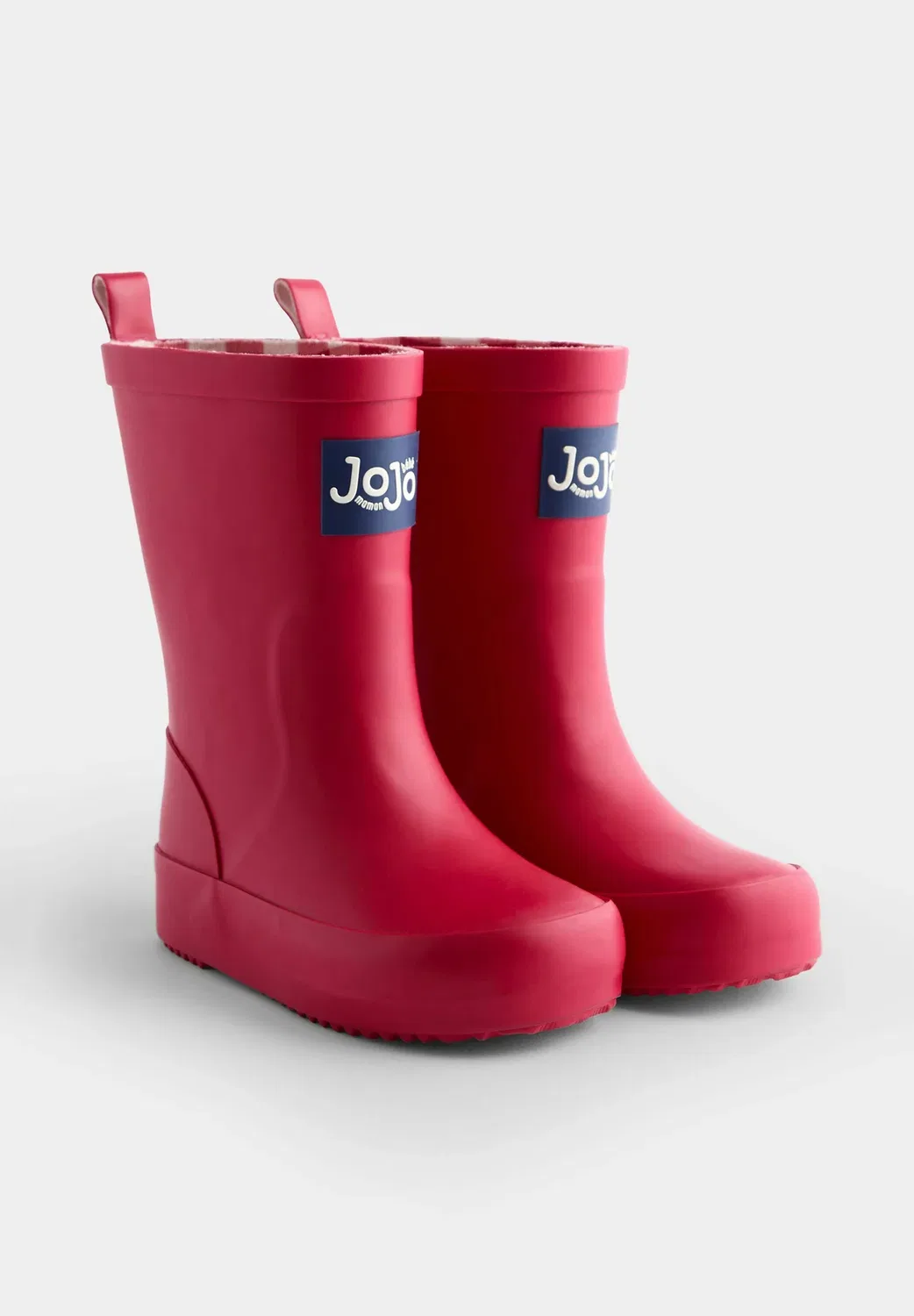 Резиновые сапоги с подкладкой - резиновые сапоги Jojo Maman Bébé, Red Gingham — фото 2