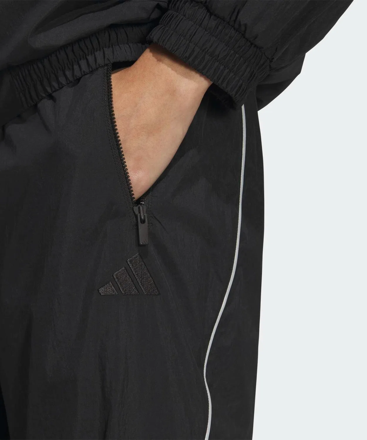 Женские спортивные штаны свободного кроя STSV Adidas, Black — фото 3