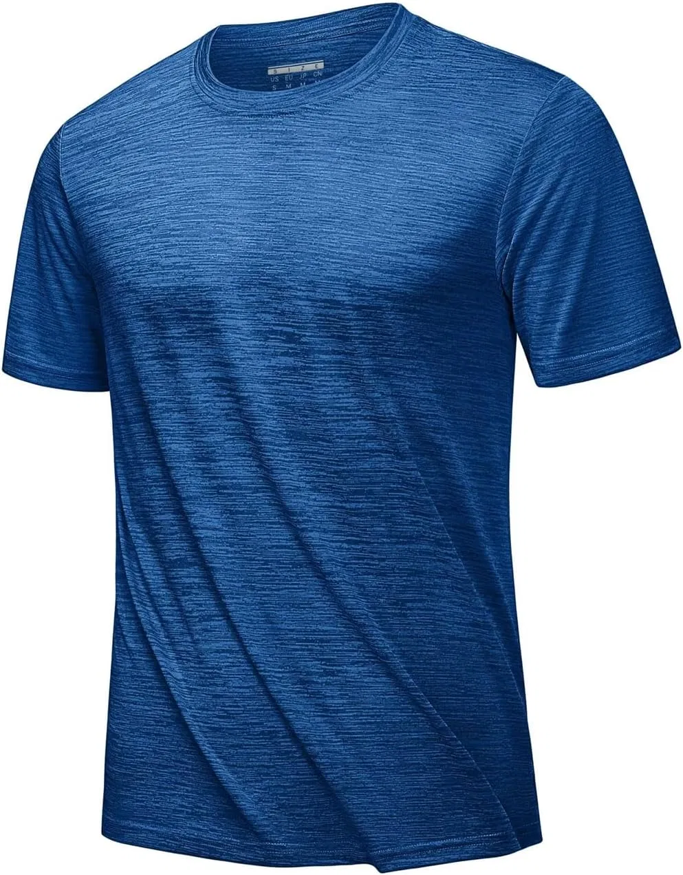 Мужская дышащая футболка быстросохнущая Casual Sport Tops, Blue — фото 3
