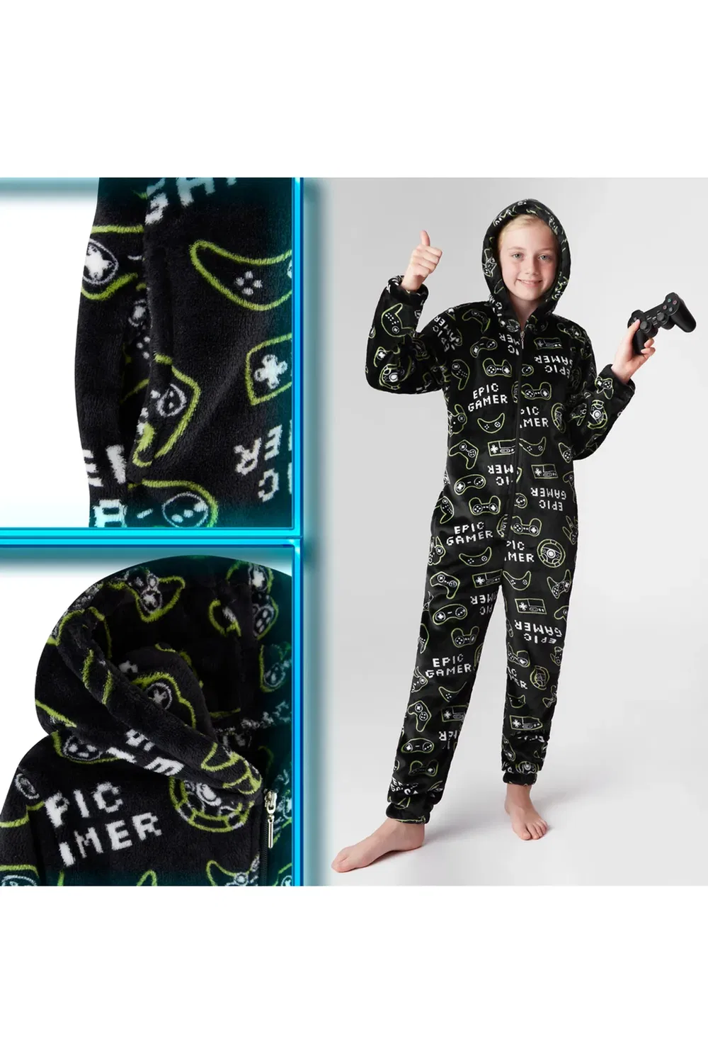 Детский комбинезон Gaming Citycomfort, Black — фото 4