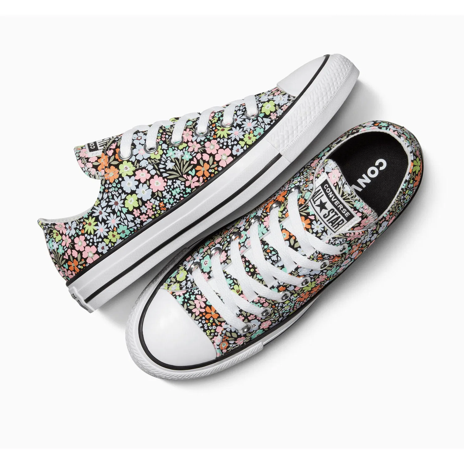 Детские кеды Converse Chuck Taylor All Star Mini Flowers, Bunt — фото 2