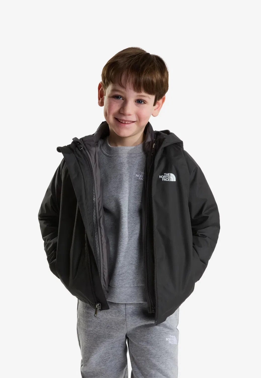 Детская куртка Perrito 4-в-1 с капюшоном - зимняя куртка The North Face, Tnf Black — фото 4