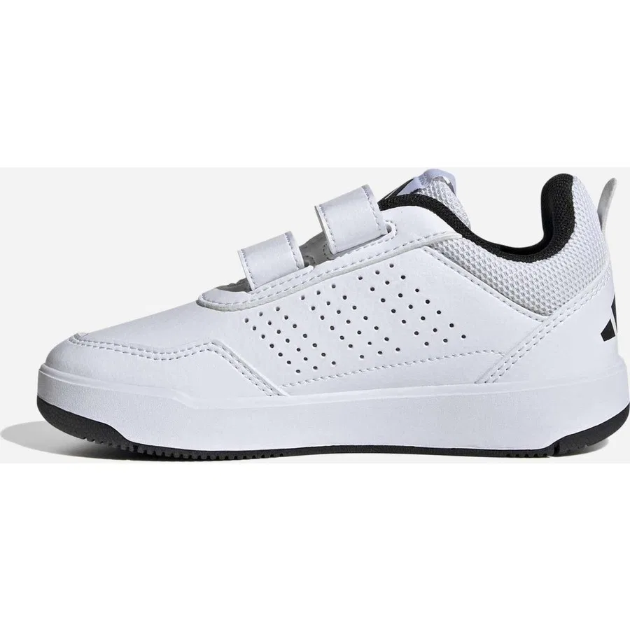 Детские спортивные кроссовки с закрытым носком adidas Tensaur Sport 3.0, Бело-черный — фото 2