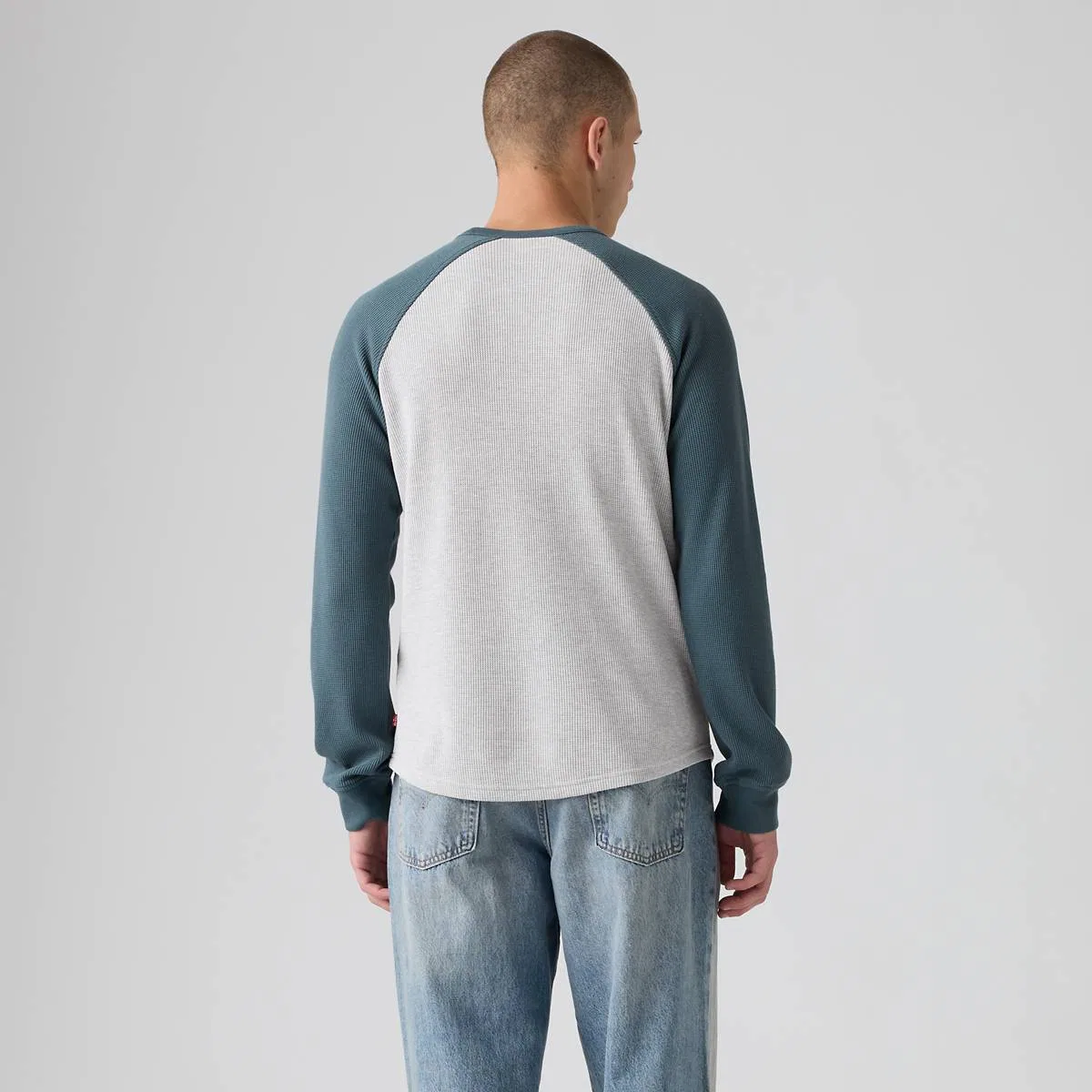 Термофутболка с длинными рукавами и рукавами реглан Levi's, Raglan Block Dark Slate - Multi-Color — фото 4