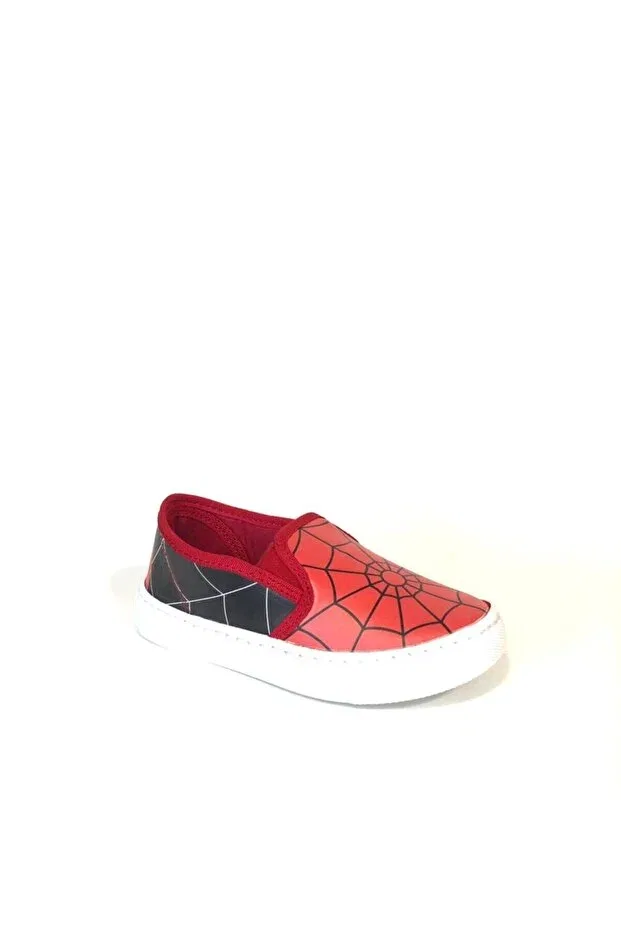 Детские туфли для мальчиков без шнуровки Spider vns sport red Flubber, Red/Black — фото 2