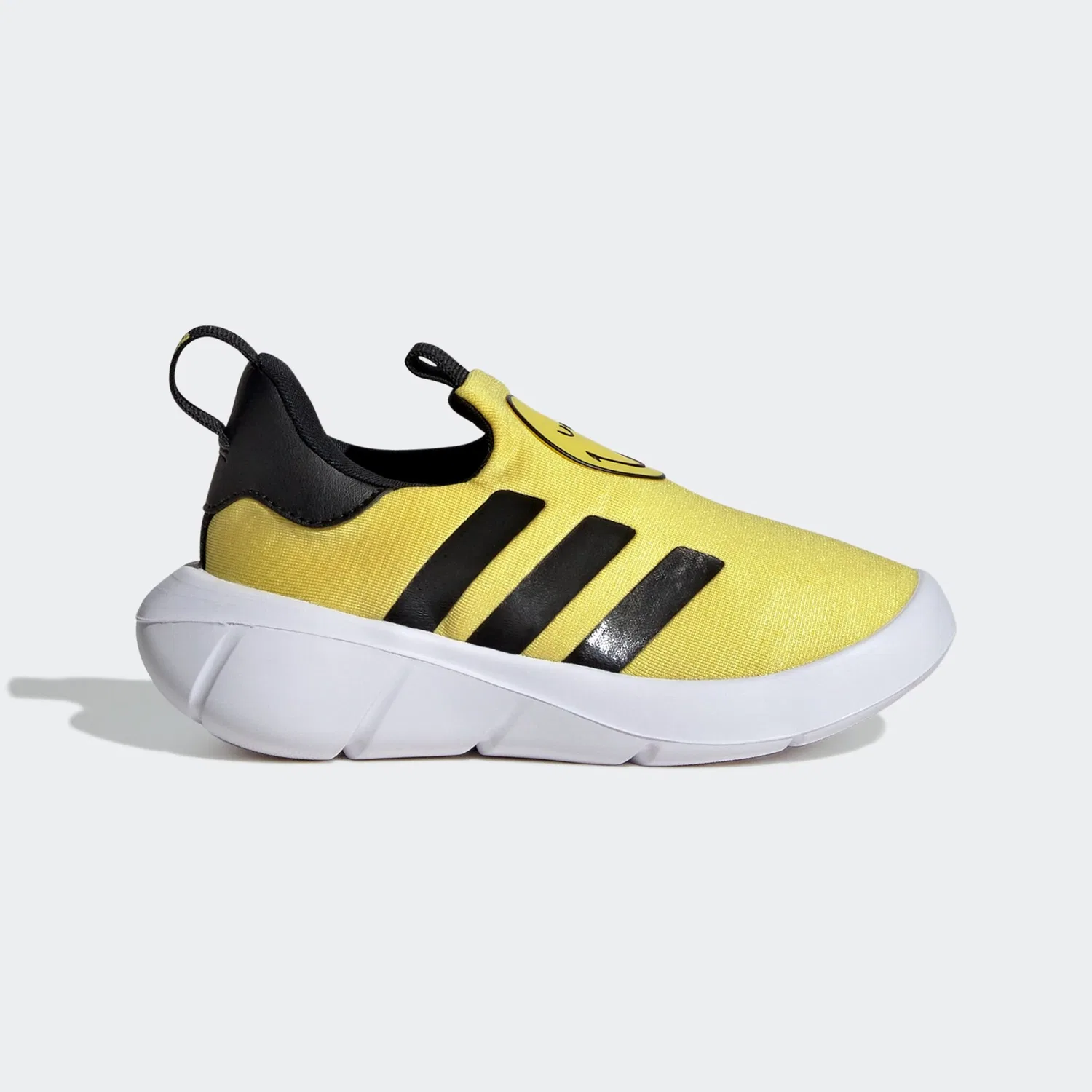 Детские кроссовки Monofit Smiley Adidas Sportswear, Bright Yellow / Core Black / Cloud White — фото 2