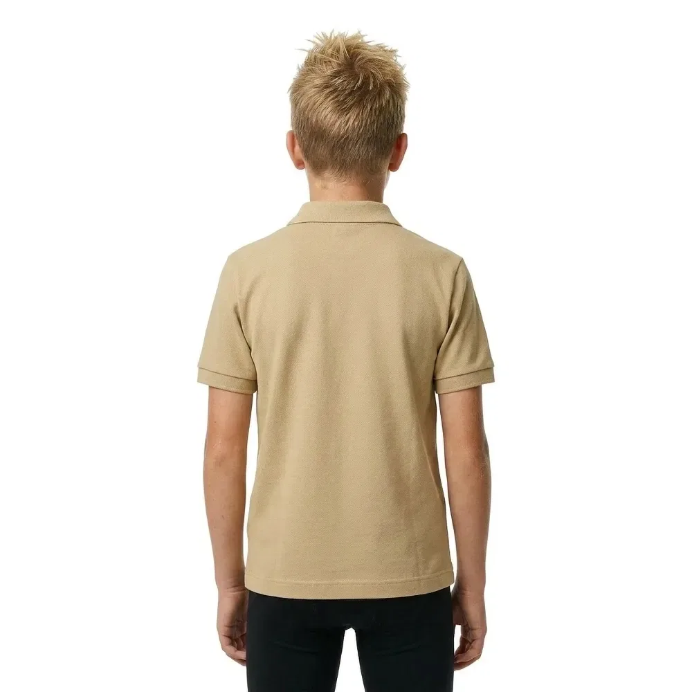 Сникерсы Lacoste Kids, бежевый — фото 4