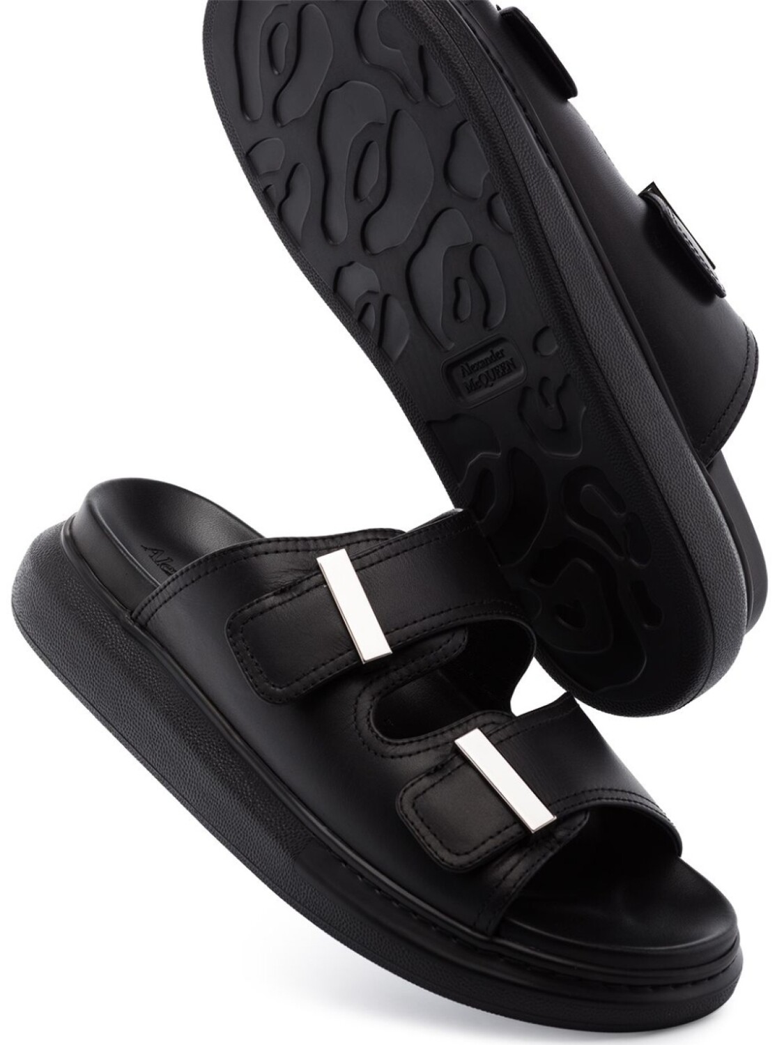 

Alexander McQueen сандалии Hybrid, черный