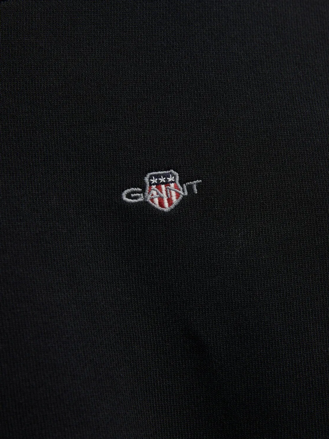 Свитшот с вышивкой GANT Black Shield Gant, черный — фото 2