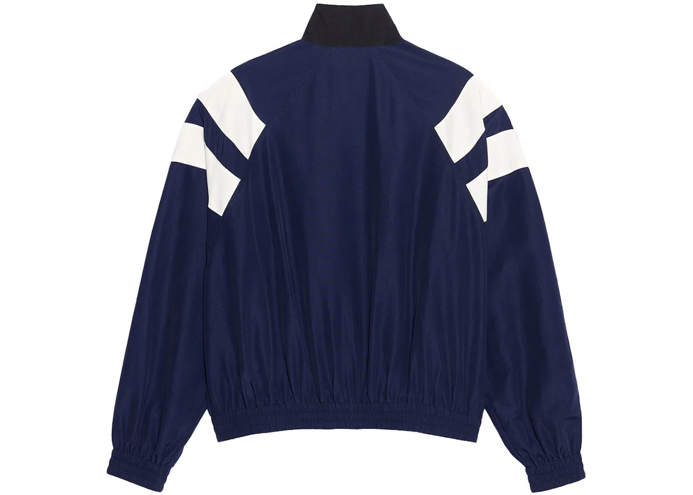 Женская куртка спортивная с принтом Balenciaga, Indigo/Black/White — фото 2