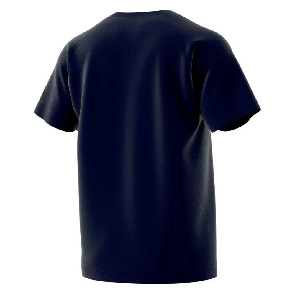 Мужская хлопковая футболка Z.N.E. Tee Adidas, Dunkelblau — фото 2