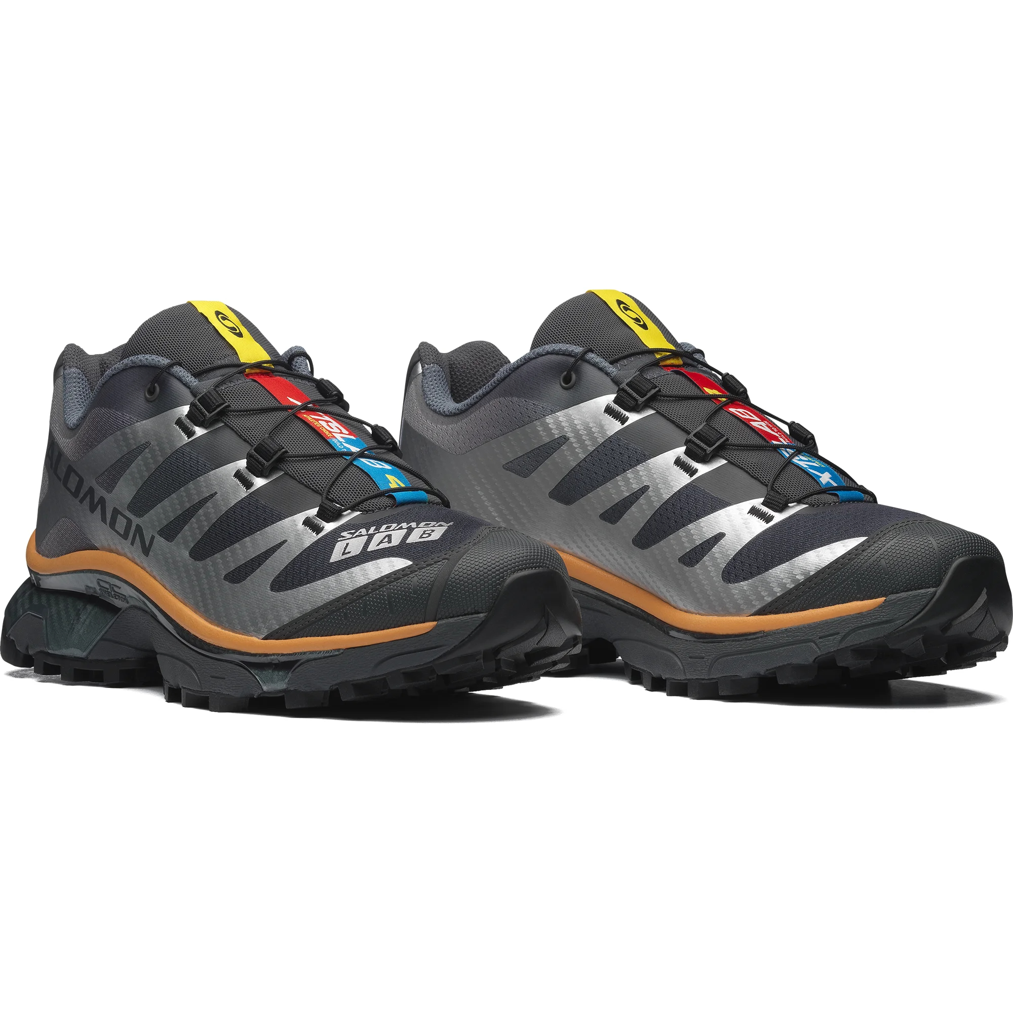 Кроссовки XT 4 Fabric Cushioning Breathable Coverage Support Low top Outdoor Unisex SALOMON, asphalt/ftw серебро — фото 3