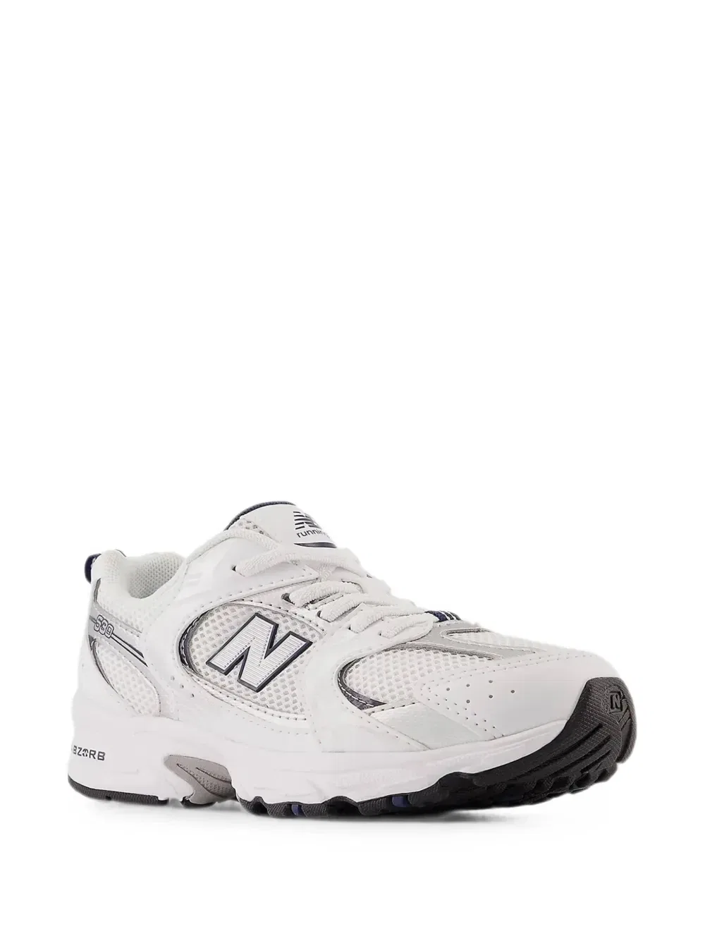 Детские кроссовки New Balance Kids 530 на шнуровке-резинке, белый — фото 2