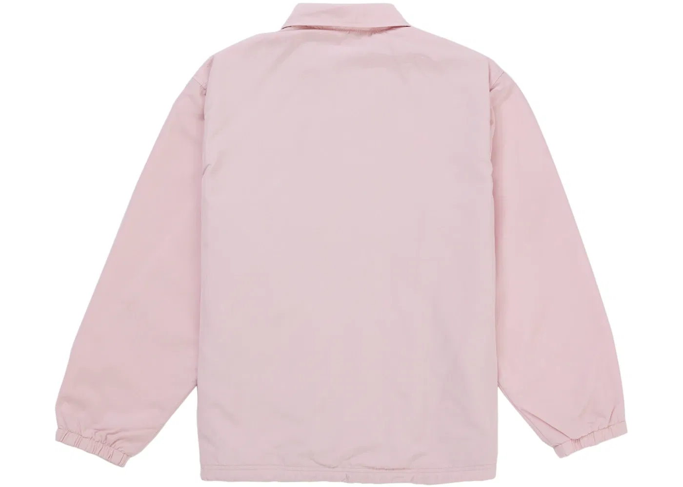 Мужская куртка-тренч с принтом Supreme Spellout Coaches Jacket, Pink — фото 3