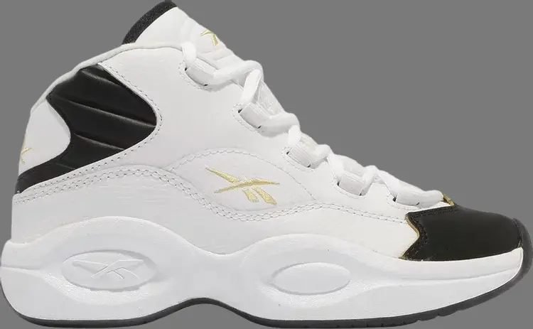 

Кроссовки question mid j 'respect my shine' Reebok, белый