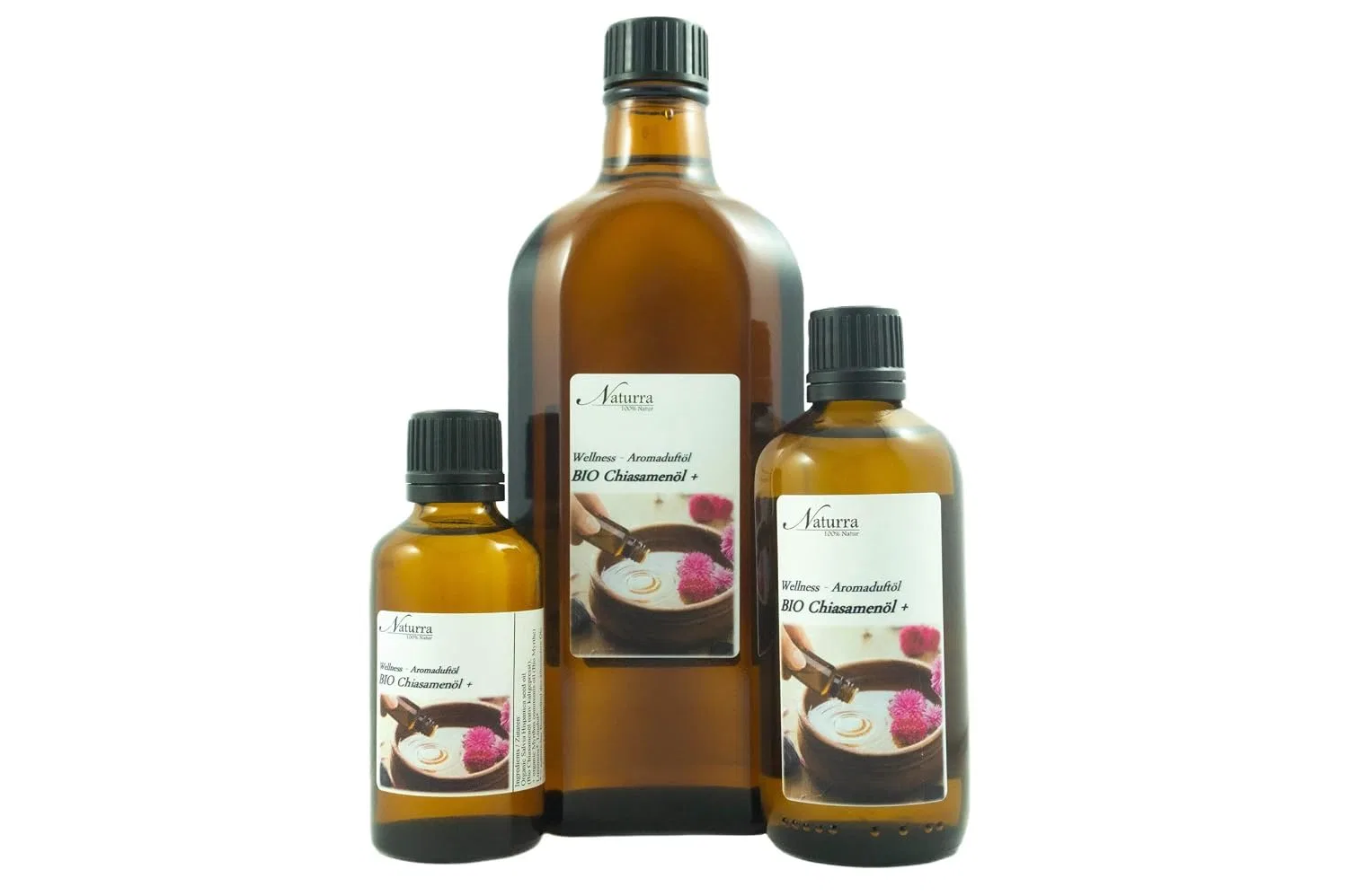 Масло для тела Organic Chia Oil, Naturra, с эфирным маслом мирта, 100 мл — фото 2