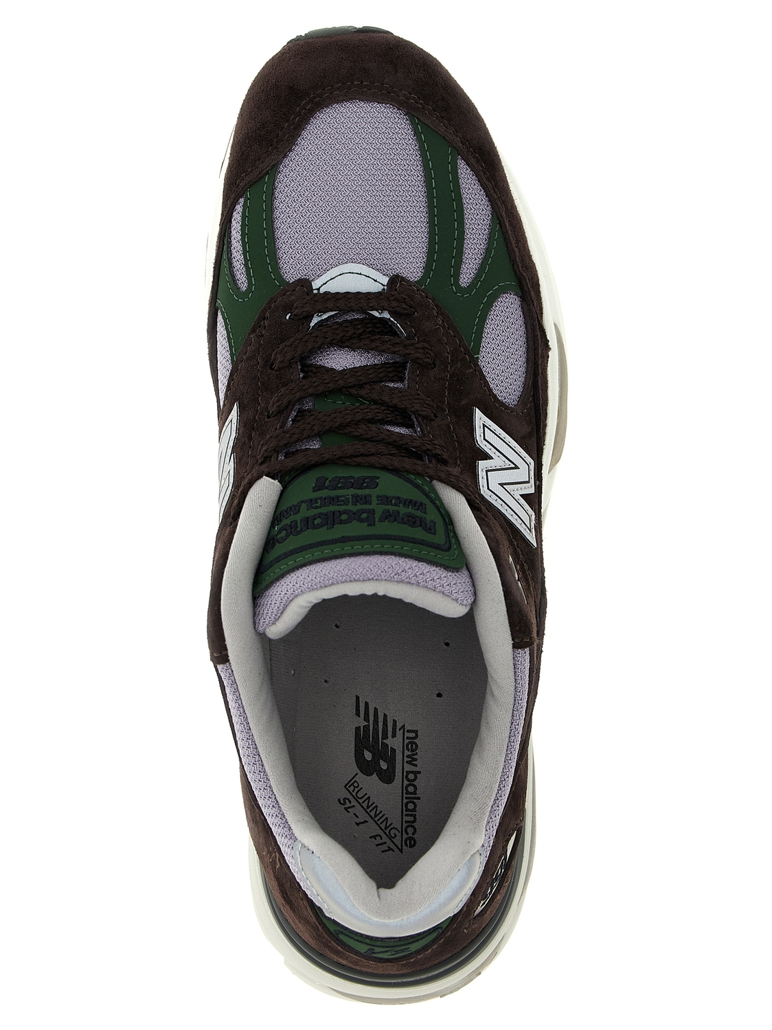Кроссовки Made in UK 991V2 NEW BALANCE, мультиколор — фото 4