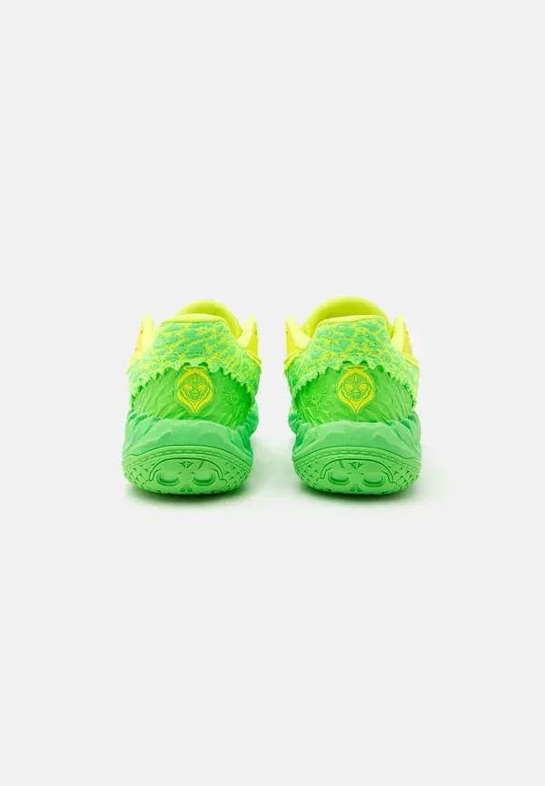Кроссовки баскетбольные Launch Jr, Puma, Fluro Green Pes/Fluro Yellow Pes, зеленый/желтый — фото 3