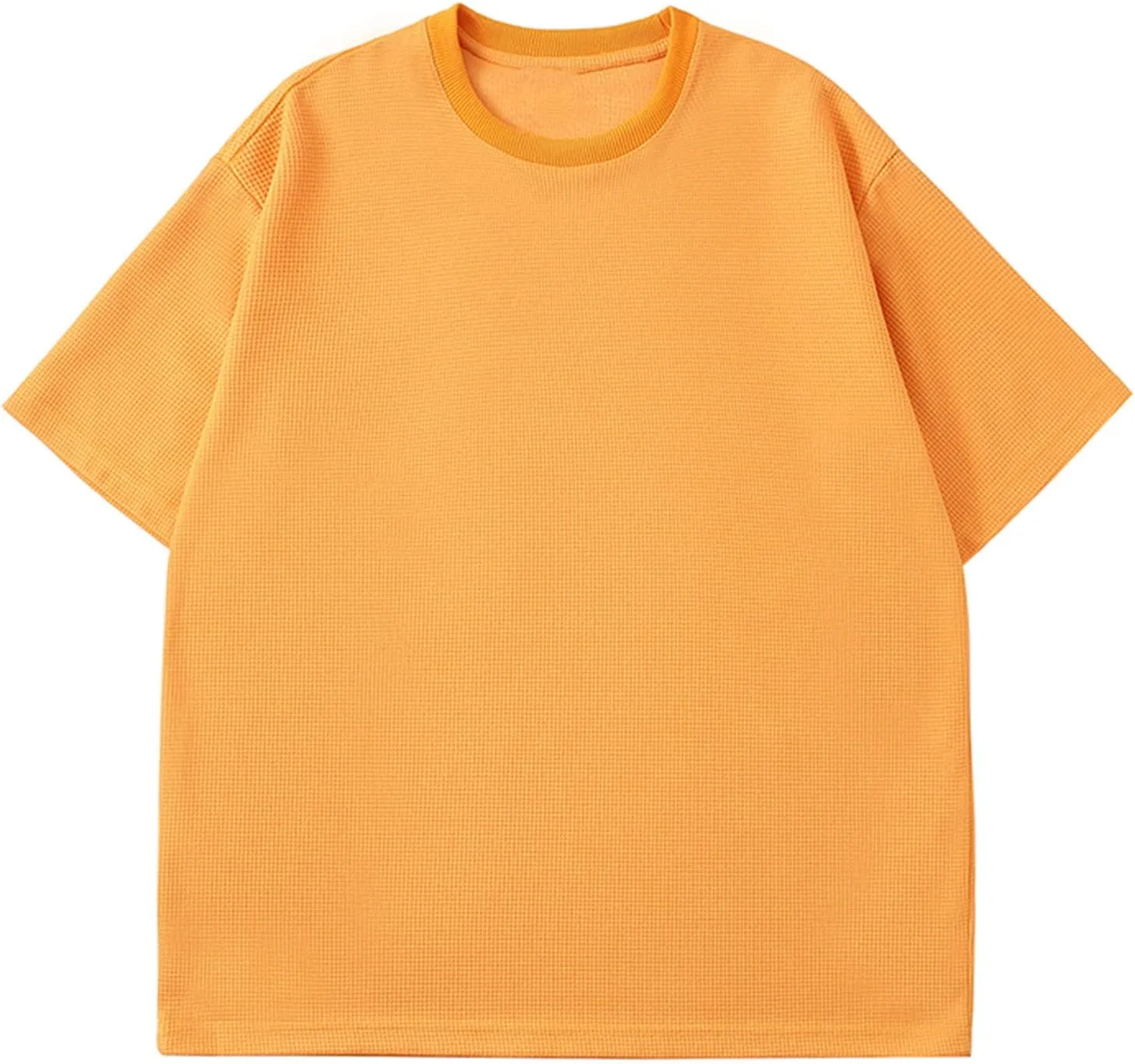 Мужская свободная футболка с круглым вырезом Oversize, Orange