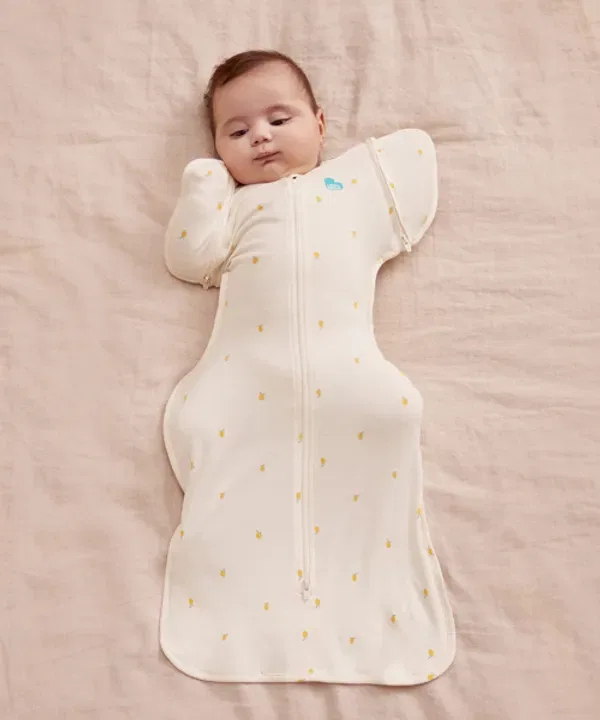 Комбинезон-кокон 50/50 Bamboo Original Swaddle Up, лимонно-кремовый
