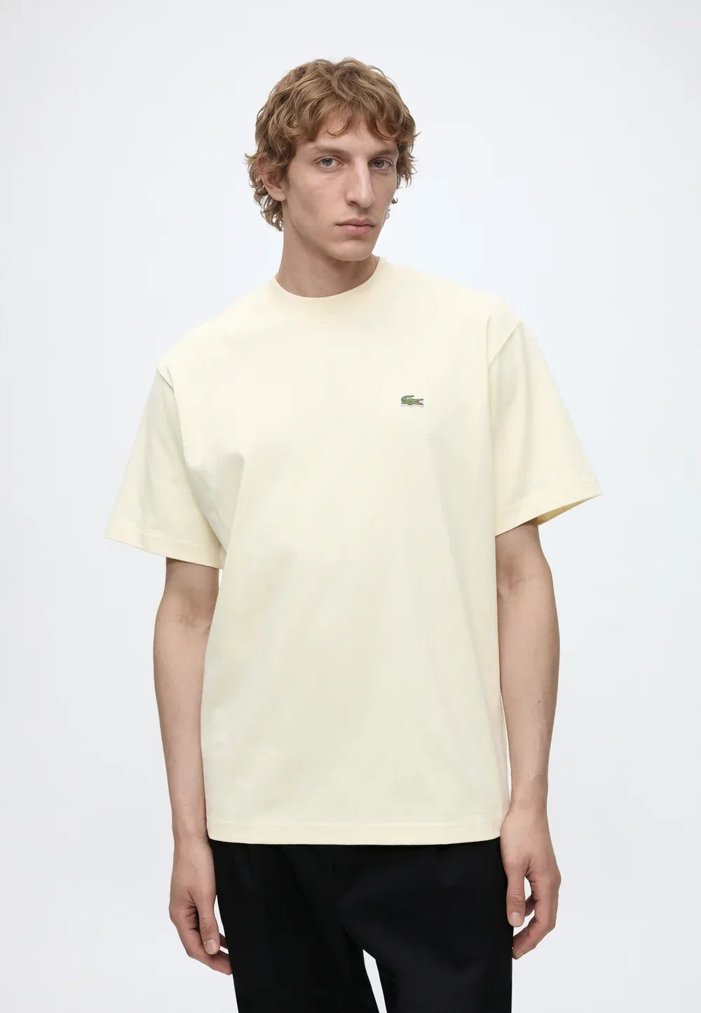 Футболка унисекс - базовая модель Lacoste, Naturel Clair