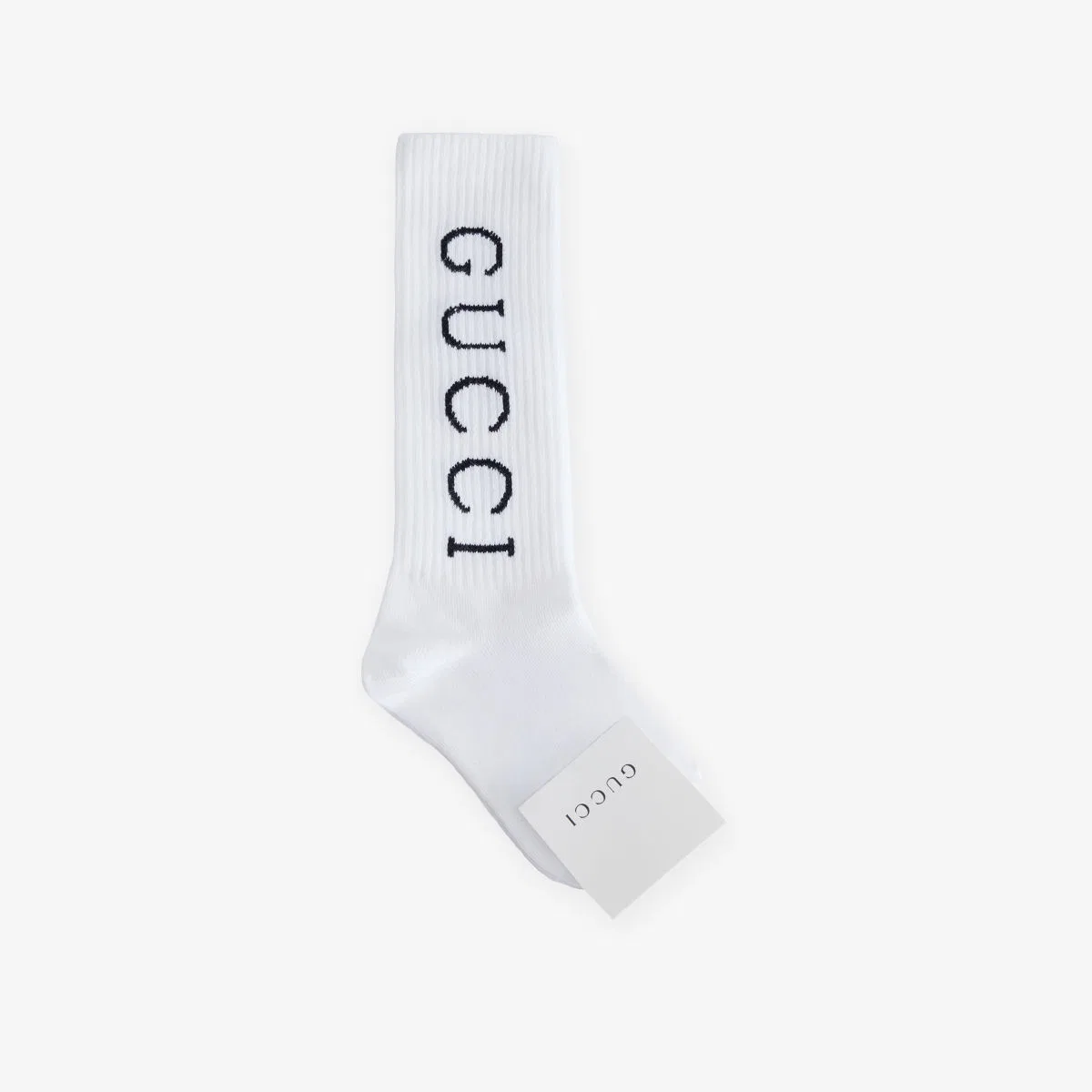 Носки Mr Happy Stretch из смесовой хлопковой ткани, 6-12 лет Gucci, белый