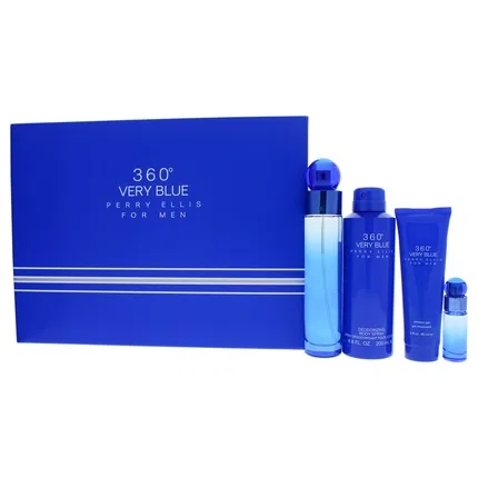 Мужской парфюмерный набор Perry Ellis 360 Very Blue, Blue