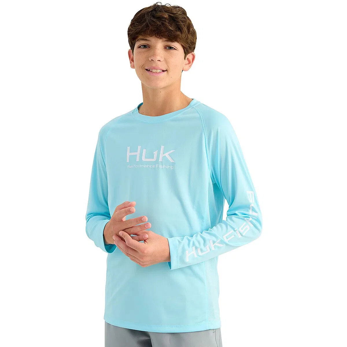 Детская футболка с длинным рукавом Pursuit Solid Top Huk, Caicos