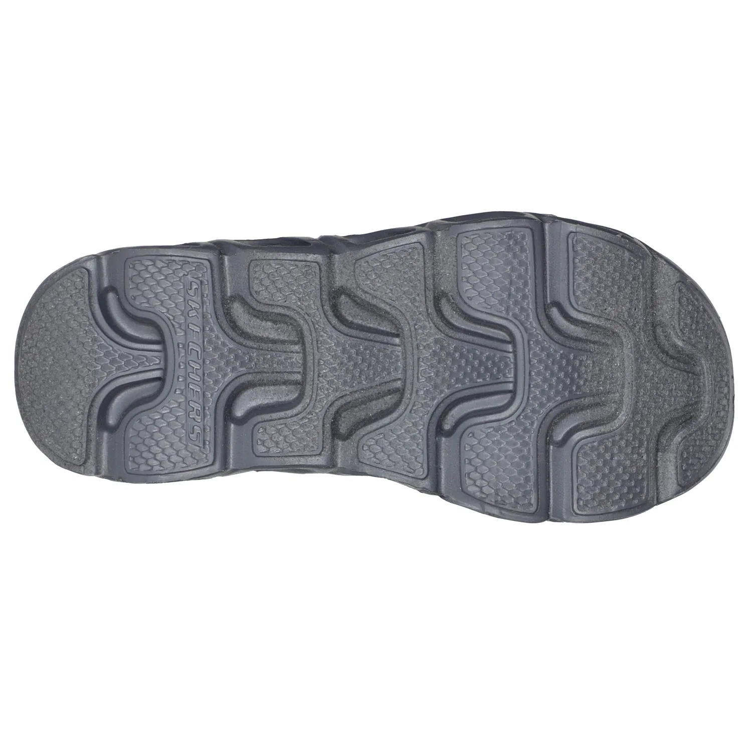 Детские сандалии с мерцающей подошвой Skechers, Black/Olive — фото 3